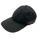 Black Polyester Gucci Hat