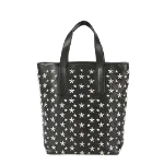 Black Leather Jimmy Choo Tote