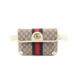 Beige Leather Gucci Ophidia