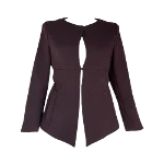 Burgundy Wool Marni Blazer