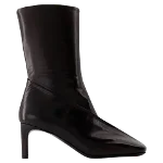 Black Leather Jil Sander Boots