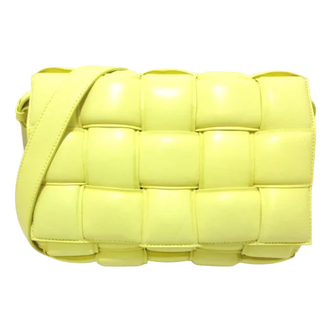 Yellow Leather Bottega Veneta Shoulder Bag
