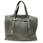 Grey Leather Furla Tote