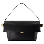 Black Leather Jacquemus Handbag