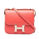 Pink Leather Hermès Constance Bag