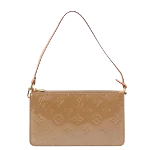 Beige Leather Louis Vuitton Lexington Pochette