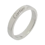 Silver Metal Cartier Ring