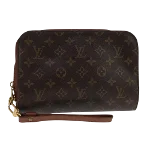 Brown Canvas Louis Vuitton Orsay