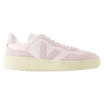 Pink Leather Veja Sneakers