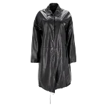 Black Leather Prada Coat