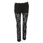 Black Cotton Valentino Pants