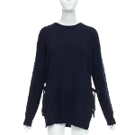 Navy Cashmere Prada Sweater