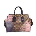 Pink Leather Louis Vuitton Handbag