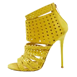 Yellow Suede Jimmy Choo Sandals