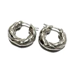 Silver Silver Loewe Earrings