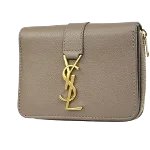 Brown Leather Yves Saint Laurent Clutch