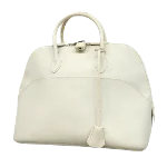 White Leather Hermès Bolide