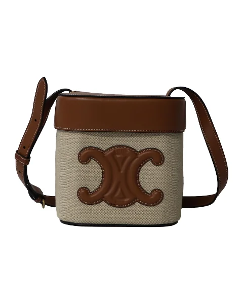 Brown Leather Celine Crossbody Bag
