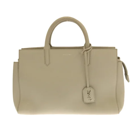 Beige Leather Saint Laurent Handbag