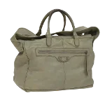 Beige Leather Balenciaga Shoulder Bag