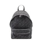 Black Cotton Dior Backpack