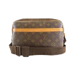 Brown Canvas Louis Vuitton Reporter