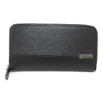 Black Leather Bvlgari Wallet