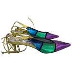 Multicolor Leather The Attico Heels