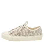 White Canvas Dior Sneakers