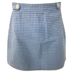 Blue Polyester Miu Miu Skirt