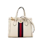 White Leather Gucci Ophidia