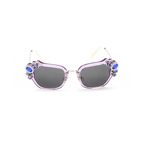 Purple Plastic Miu Miu Sunglasses