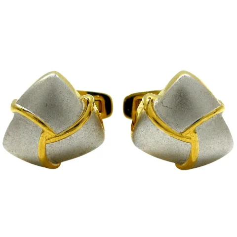 Gold Metal Saint Laurent Earrings