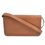 Brown Fabric Ralph Lauren Shoulder Bag