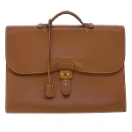 Brown Leather Hermès Briefcase