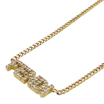 Gold Yellow Gold Fendi Necklace