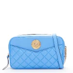 Blue Fabric Versace Crossbody Bag
