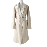 Beige Canvas Salvatore Ferragamo Coat