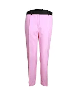 Pink Wool Celine Pants