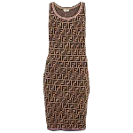 Brown Knit Fendi Dress