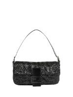 Black Fabric AGL Handbag