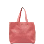 Pink Leather Furla Tote