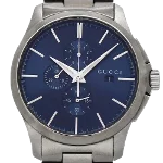 Blue Metal Gucci Watch