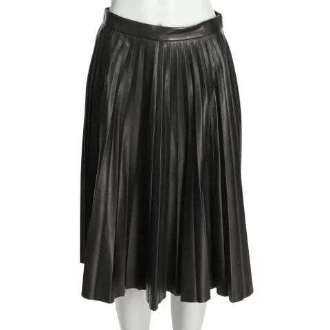 Black Leather Prada Skirt