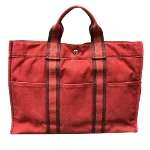 Red Canvas Hermès Herbab