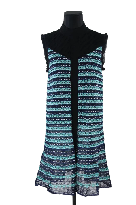 Blue Polyester Missoni Dress
