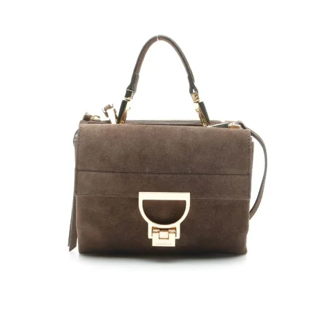 Brown Leather Coccinelle Crossbody Bag