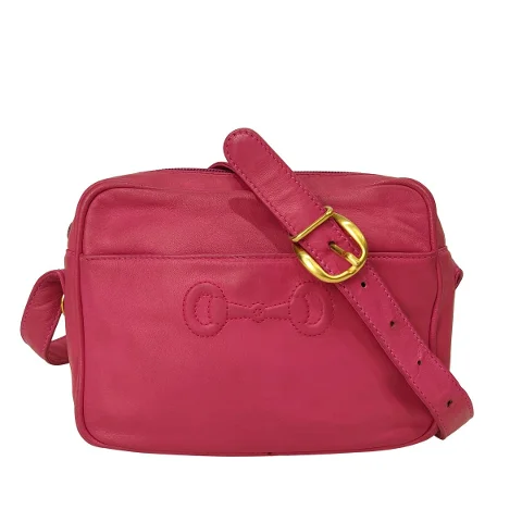 Pink Leather Gucci Camera Bag