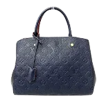 Navy Leather Louis Vuitton Marie