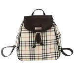 Beige Canvas Burberry Backpack